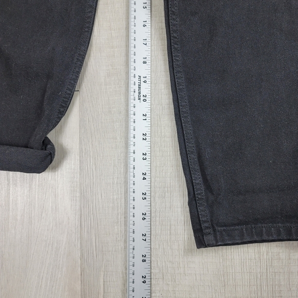 ASOS DESIGN Men's Straight Leg Jean Black - Picture 5 of 7